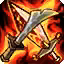 This icon represents an equipped item at the end of a game