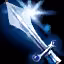 This icon represents an equipped item at the end of a game