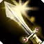 This icon represents an equipped item at the end of a game