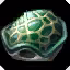 This icon represents an equipped item at the end of a game