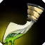 This icon represents an equipped item at the end of a game