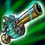 This icon represents an equipped item at the end of a game