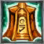 This icon represents an equipped item at the end of a game