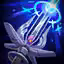 This icon represents an equipped item at the end of a game