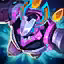 This icon represents an equipped item at the end of a game