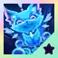 This icon represents an equipped item at the end of a game