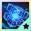 This icon represents an equipped item at the end of a game