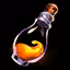 This icon represents an equipped item at the end of a game