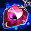 This icon represents an equipped item at the end of a game