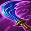 This icon represents an equipped item at the end of a game