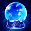 This icon represents an equipped item at the end of a game