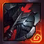 This icon represents an equipped item at the end of a game