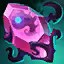 This icon represents an equipped item at the end of a game