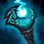 This icon represents an equipped item at the end of a game