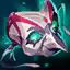 This icon represents an equipped item at the end of a game
