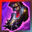 This icon represents an equipped item at the end of a game