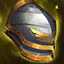 This icon represents an equipped item at the end of a game