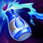 This icon represents an equipped item at the end of a game
