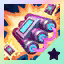 This icon represents an equipped item at the end of a game