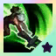 This icon represents an equipped item at the end of a game